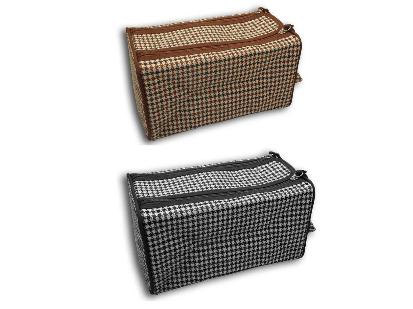 Gladstone Travel Overnight Wash Bag with Double Zipper