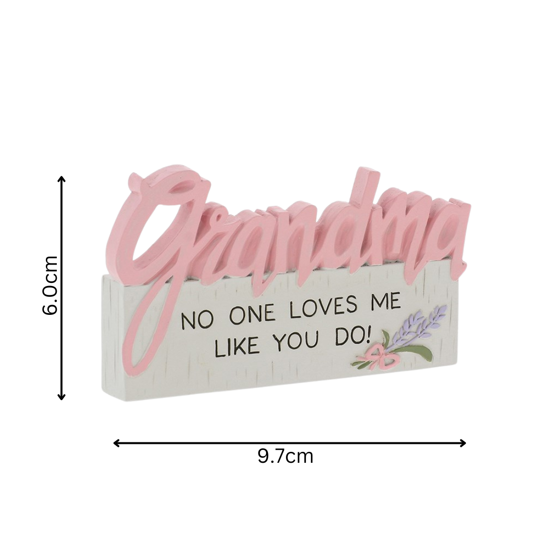 Grandma - Lavender Home Fragrance Candle Treat Box Hamper - Plaque