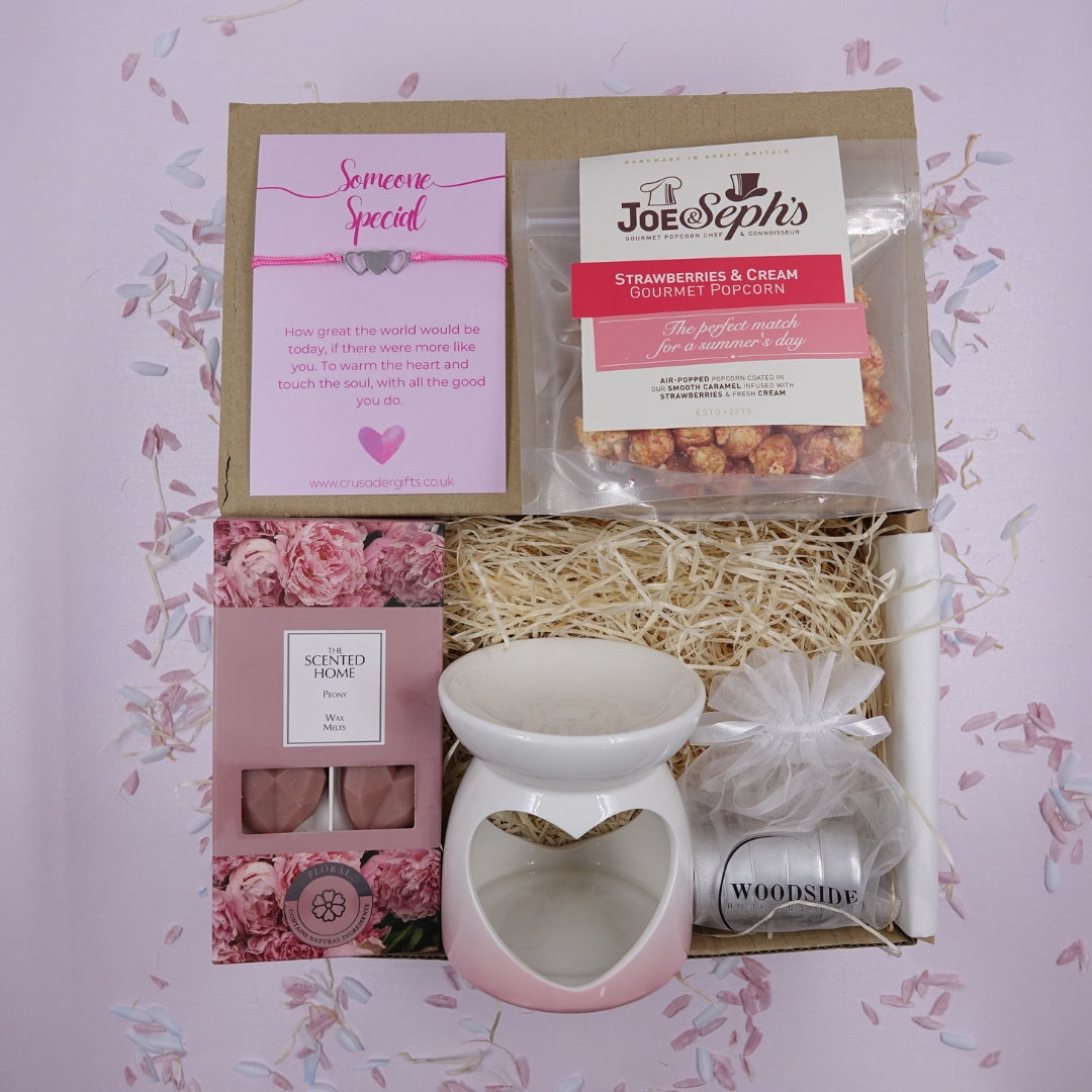 Someone Special Home Fragrance Wax Melt Burner & Popcorn Treat Box