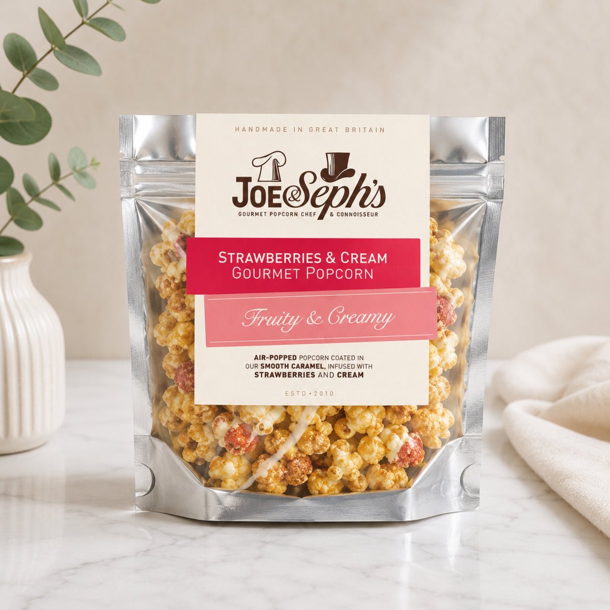 Strawberries & Cream Popcorn