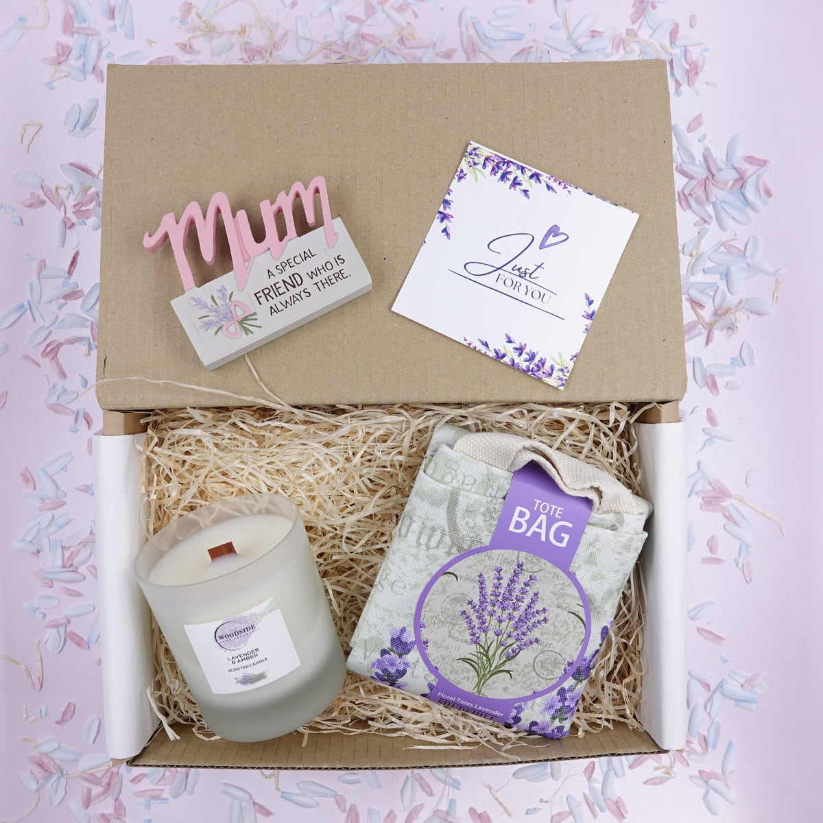 Mum - Lavender Home Fragrance Candle Treat Box Hamper