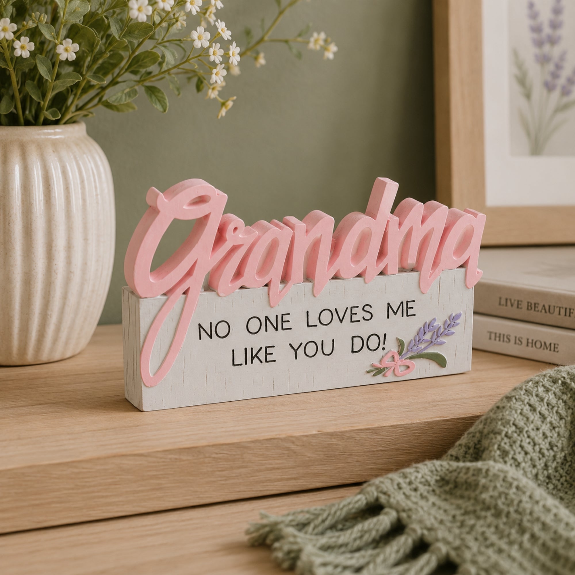 Grandma - Lavender Home Fragrance Candle Treat Box Hamper