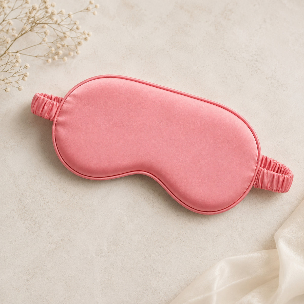 Pink Satin Sleep Eye Mask