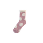 Fluffy Cosy Socks Spots Design One Size - Various Colours