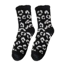 Fluffy Cosy Socks Animal Print Design One Size - Various Colours