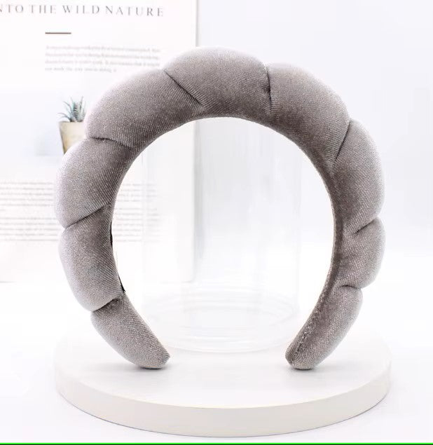 Krystina's Collection Fabric Cloud Spa Beauty Velvet Headband - Various Colours