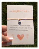 Woodside Home Living - Daughter In Law Keepsake Letterbox Bracelet 
