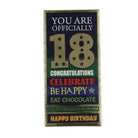 Luxury Milk Chocolate Greetings Bar - Officially 18
