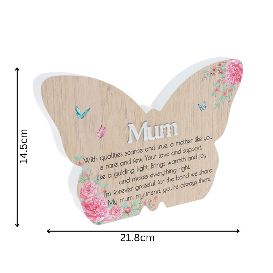 Mum - Butterflies & Bees Treat Box Hamper - Plaque
