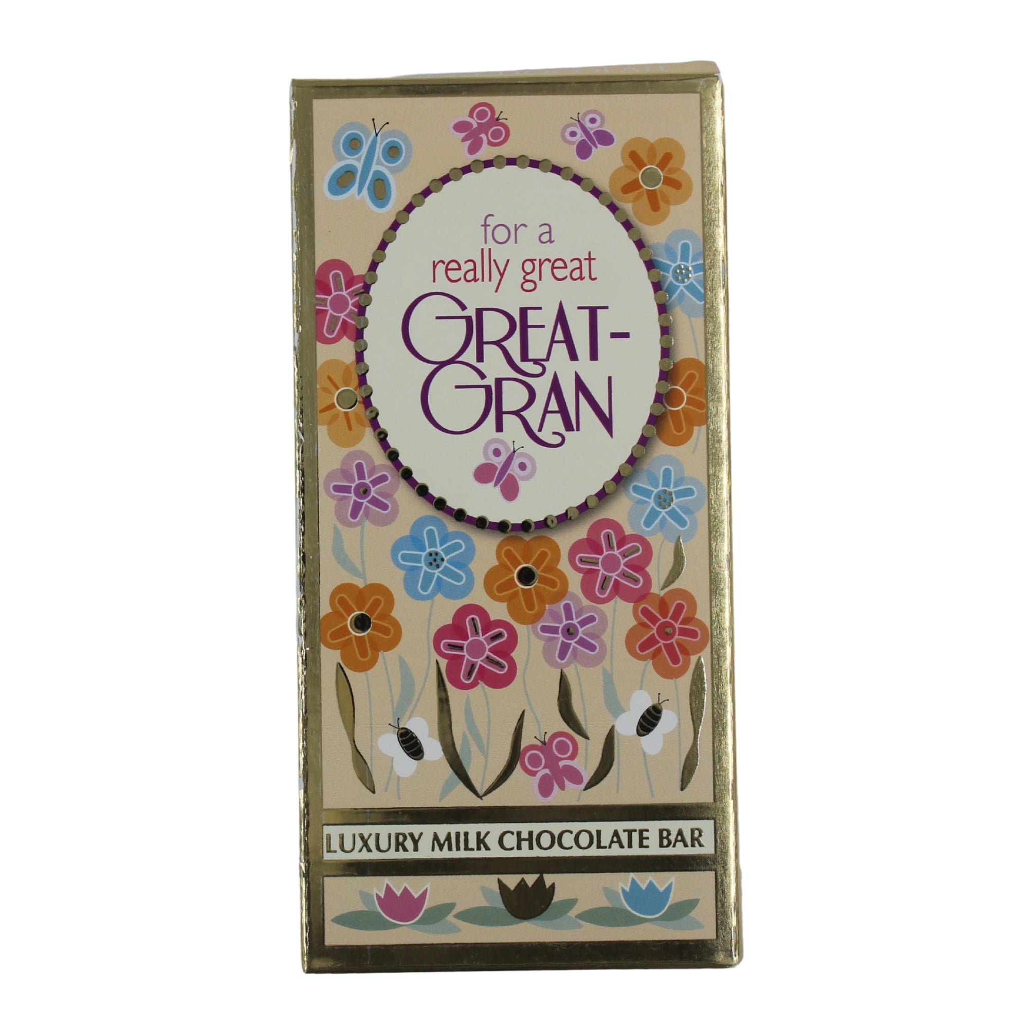 Luxury Milk Chocolate Greetings Bar - Great Gran